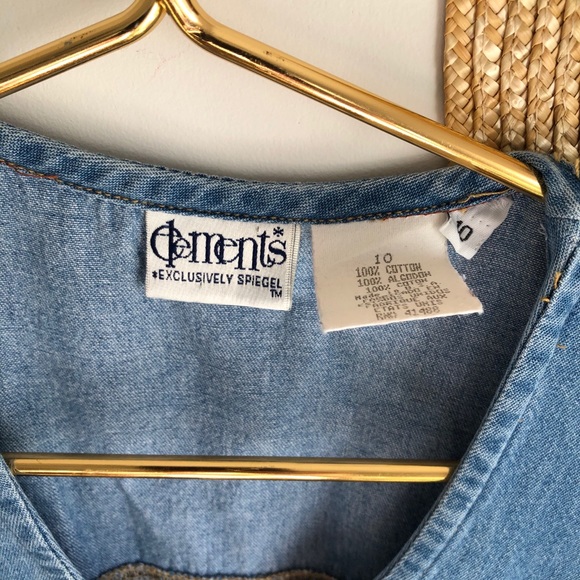 True Vintage Denim Jean maxi dress - Picture 2 of 5